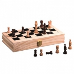 ECO Schach aus Holz (Alemán)