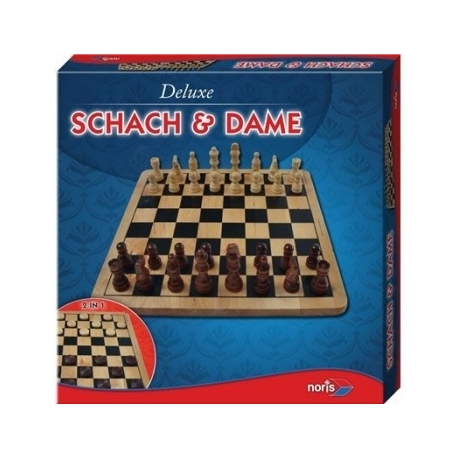 Deluxe Holz - Schach & Dame - DE