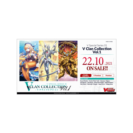 Cardfight!! Vanguard overDress Special Series V Clan Collection Vol.1 Booster Display (12 Packs) - EN