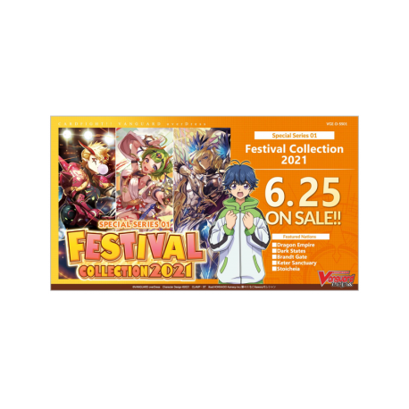 Cardfight!! Vanguard overDress Special Series Festival Collection 2021 Display (10 Packs) - EN