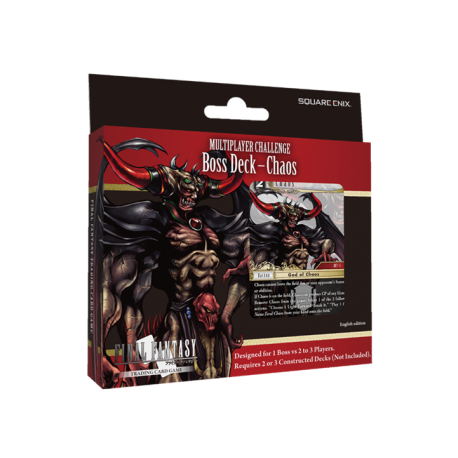 Final Fantasy TCG - Multiplayer Challenge Boss Deck Display (6 Decks) - Chaos - DE