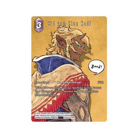 Final Fantasy TCG - Promo Bundle Cid vom Clan Kadi" August (50 cards) - DE"