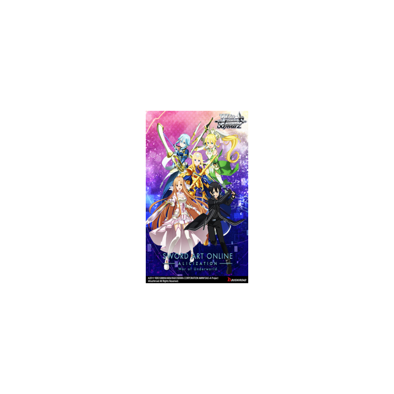 Buy Wei Schwarz - Sword Art Online Alicization Vol.2 War of Underworld Booster Display (20 Packs) - EN from Bushiroad Buy Wei Schwarz - Sword Art Online Alicization Vol.2 War of Underworld Booster Display (20 Packs) - EN from Bushiroad