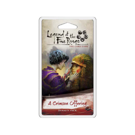 FFG - Legend of the Five Rings LCG: A Crimson Offering Dynasty Pack (Inglés)
