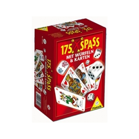175 x Spaß mit Würfel + Karten (Alemán)