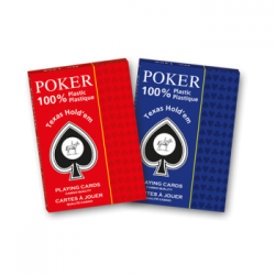 Playing Cards - Plastic Poker Texas Holdém, Corner Index