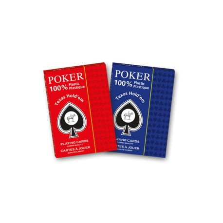 Playing Cards - Plastic Poker Texas Holdém, Corner Index