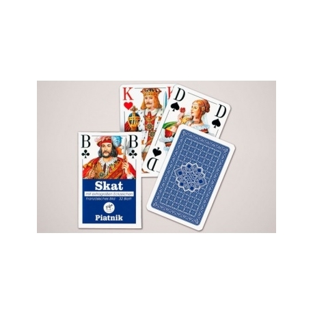Playing Cards - Skat mit großen Eckzeichen