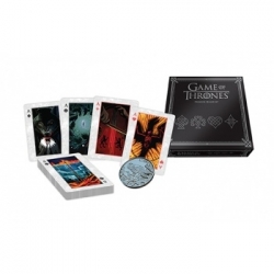 Game of Thrones Playing Card Collector Set with Dealer Coin - EN