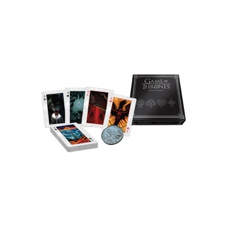 Game of Thrones Playing Card Collector Set with Dealer Coin - EN