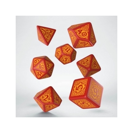 Dragon Slayer Red & Orange Dice Set