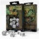 Celtic 3D Revised Black & white Dice Set
