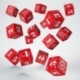 Battle United Kingdom Red & white D6 Dice (15)