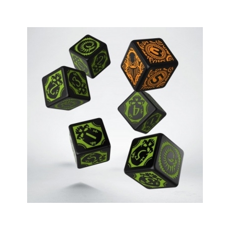 Warmachine Cryx Faction D6 Dice (6)