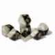 Halfsies Dice Yin Yang - Upgraded Dice Case (7 Polyhedral Dice Set)