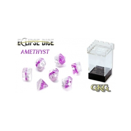 Eclipse Dice Amethyst (7 Dice Set)