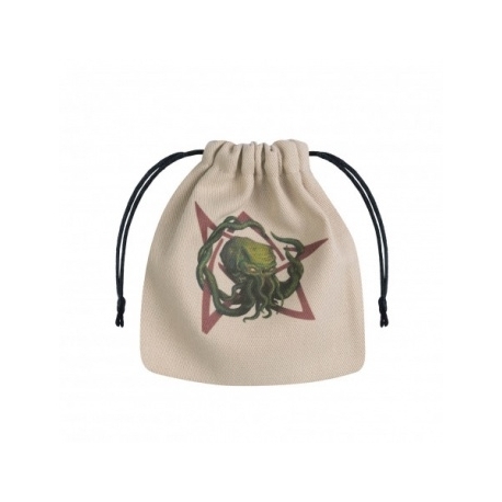 Call of Cthulhu Beige & multicolor Dice Bag
