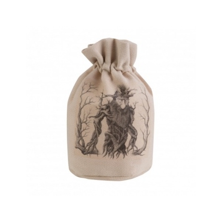 Forest Beige & black Dice Pouch