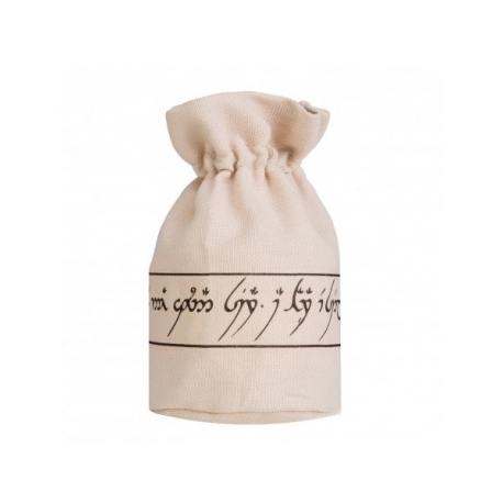 Elvish Beige & black Dice Pouch