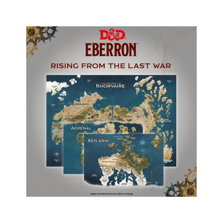 D&D - Rising From The Last War - Eberron" - Map Set x3"