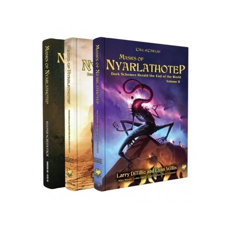 Call of Cthulhu RPG - Masks of Nyarlathotep - Slipcase Set (Inglés)