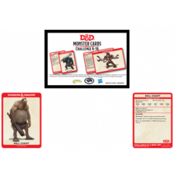 D&D Monster Card Deck Levels 6-16 (74 Cards) (Inglés)