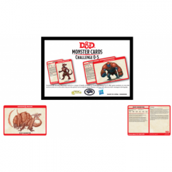 D&D Monster Card Deck Levels 0-5 (195) (Inglés)
