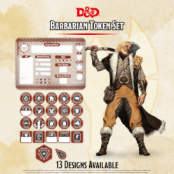 D&D - Barbarian Token Set