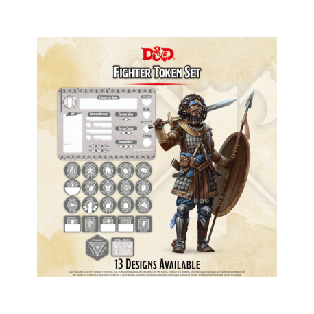 D&D - Fighter Token Set
