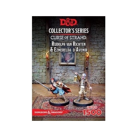 D&D Curse of Strahd - Ezmerelda D'Avenir & Rudolph Van Richten (2 figs)