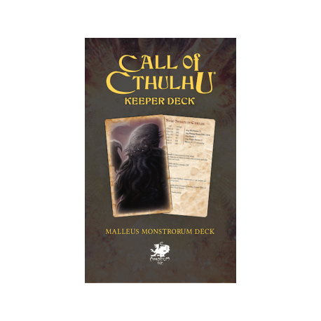 Call of Cthulhu RPG - The Malleus Monstrorum Keeper Deck - EN