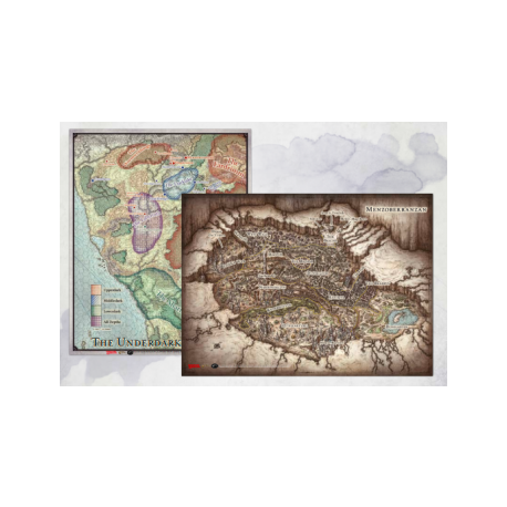 D&D - Out of the Abyss Map Set (23x16", 20"x16")"