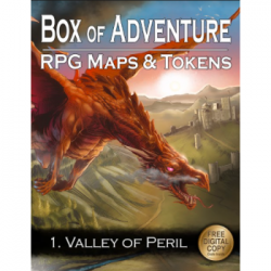 Loke Battle Mats' Box of Adventure Valley of Peril (Inglés)