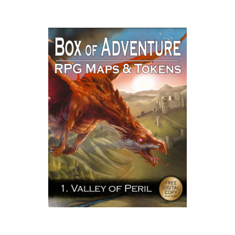 Loke Battle Mats' Box of Adventure ' Valley of Peril - EN