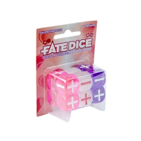 Fate Core Dice: Valentine Dice