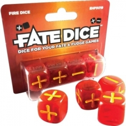 Fate Core Dice: Fire Dice