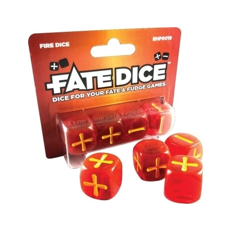 Fate Core Dice: Fire Dice