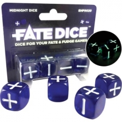 Fate Core Dice: Midnight Dice