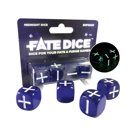 Fate Core Dice: Midnight Dice