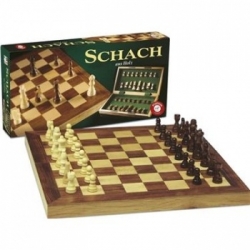 Schachkassette Holz gro'- DE