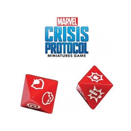 Marvel Crisis Protocol Dice Pack Inglés Fantasy Flight Games CP02EN Color Atomic Mass 