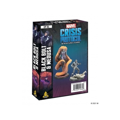 Marvel: Crisis Protocol Miniatures Game: Black Bolt & Medusa Character Pack - EN