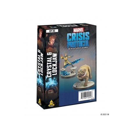 Marvel: Crisis Protocol Miniatures Game: Crystal & Lockjaw Character Pack - EN
