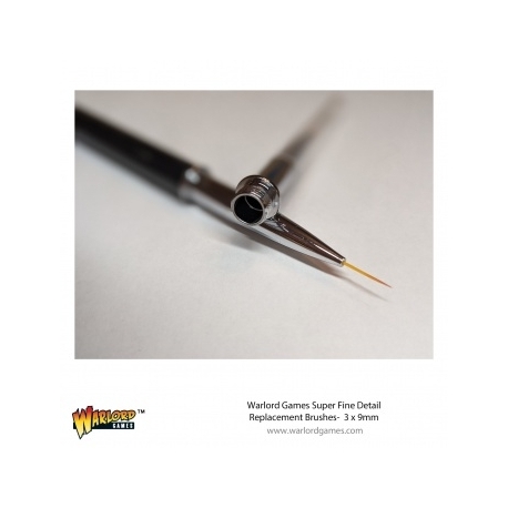 Warlord 3 pack 9mm Replacement Brush