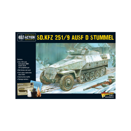 Bolt Action 2 Sd.Kfz 251/9 Ausf D (Stummel) Half track - EN