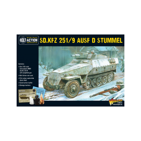 Sd.Kfz 251/9 Ausf D (Stummel) Half track