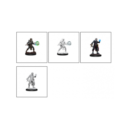 D&D Nolzur's Marvelous Miniatures - Multiclass Fighter + Wizard Male (6 Units)