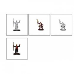 D&D Nolzur's Marvelous Miniatures - Human Wizard Male (6 Units)