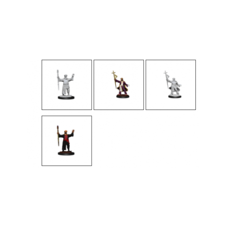 D&D Nolzur's Marvelous Miniatures - Human Wizard Male (6 Units)