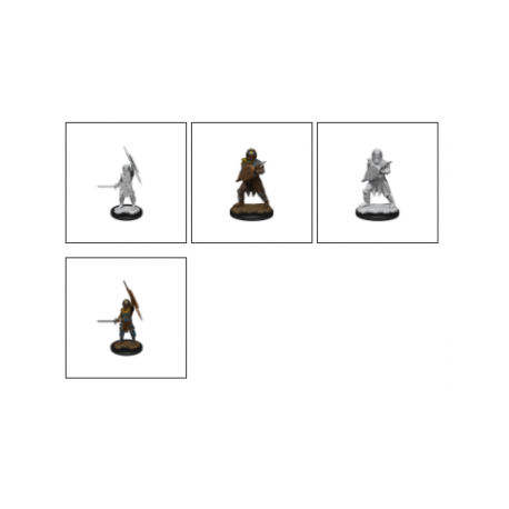 D&D Nolzur's Marvelous Miniatures - Human Fighter Male (6 Units)
